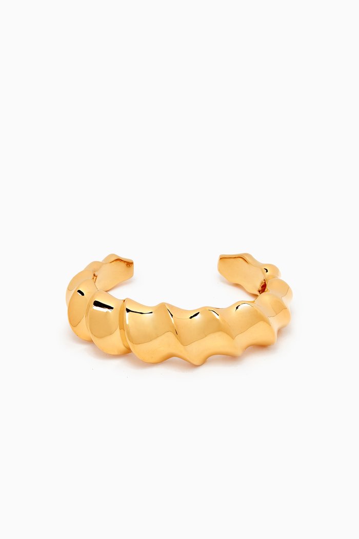 

Faun Cuff Bracelet in 22kt Gold-plated Bronze