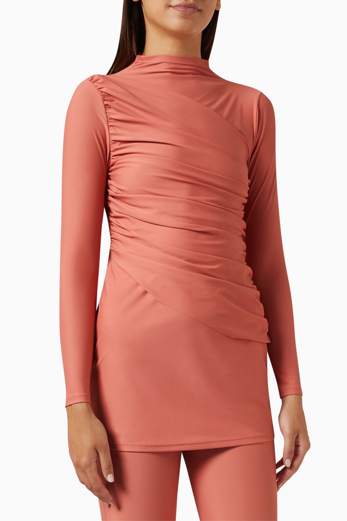 

Diana Swim Dress in ECONYL® Nylon, Pink
