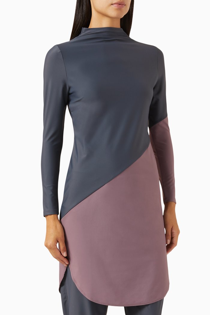 

Maya Swim Dress in ECONYL®, Purple