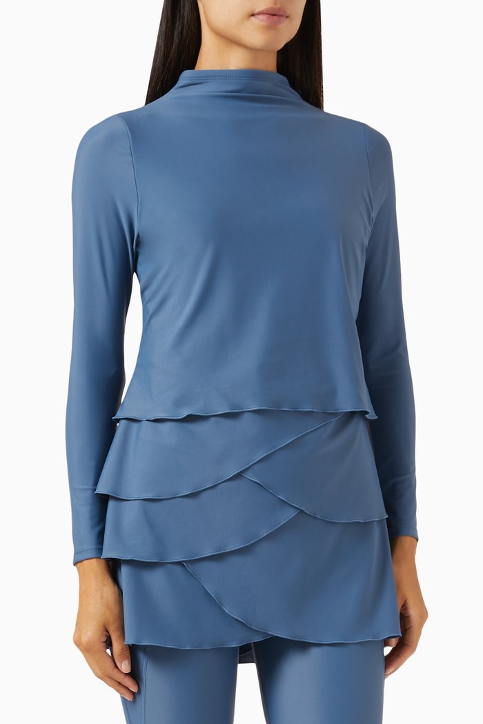 

Lula Swim Dress in ECONYL®, Blue