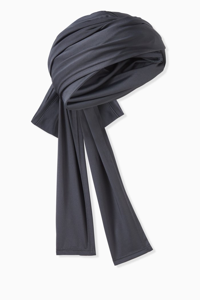 

Self-tie Swim Turban, Blue