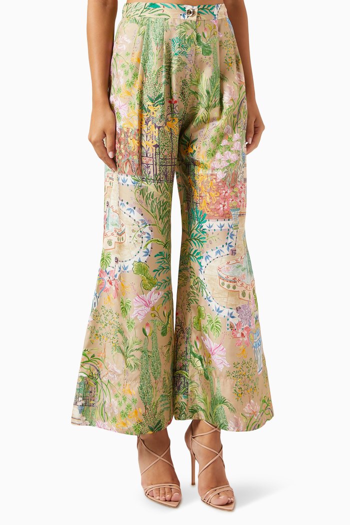 

Cari Pants in SIlk, Multicolour