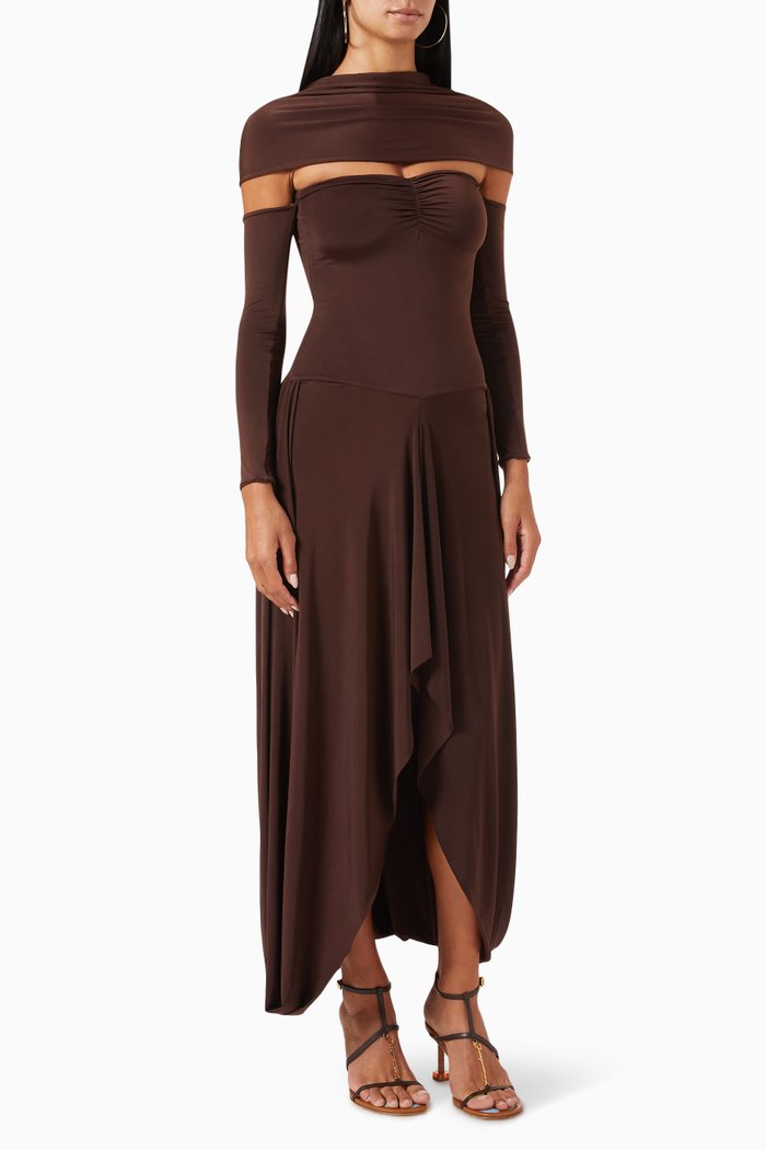 

Bella Maxi Dress, Brown