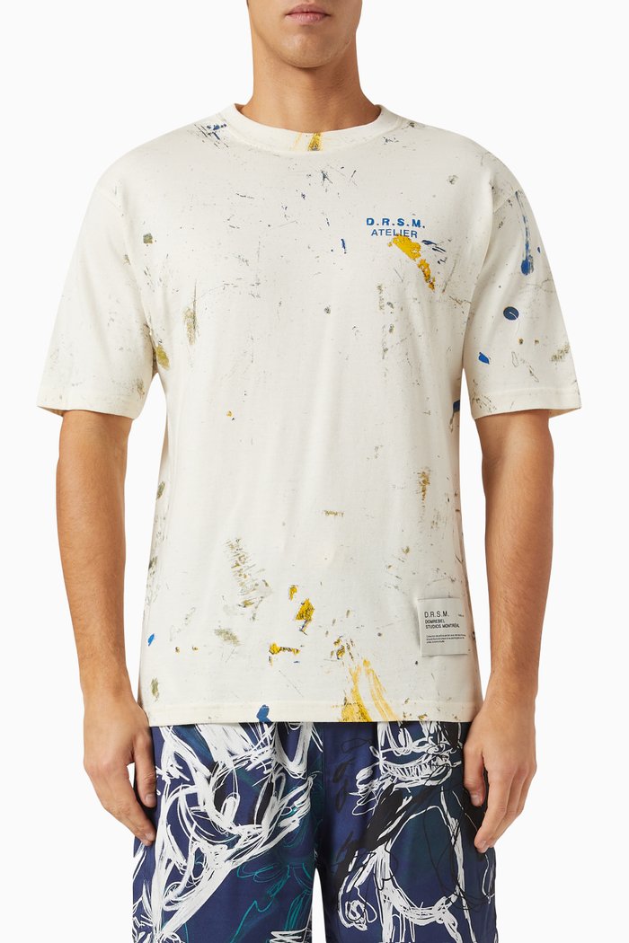 Maker T-shirt in Cotton, Neutral