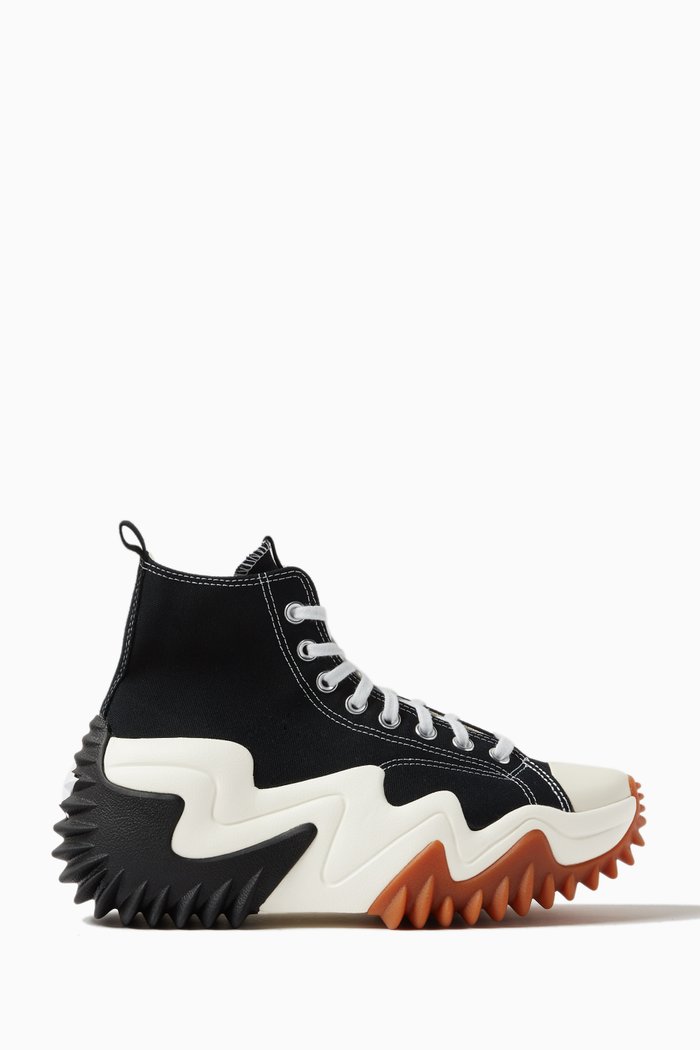 

Run Star Motion High-top Sneakers in Canvas, Black