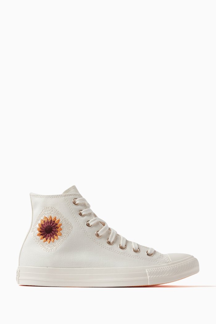 

Chuck Taylor All Star High-top Sneakers in Cotton Canvas, White