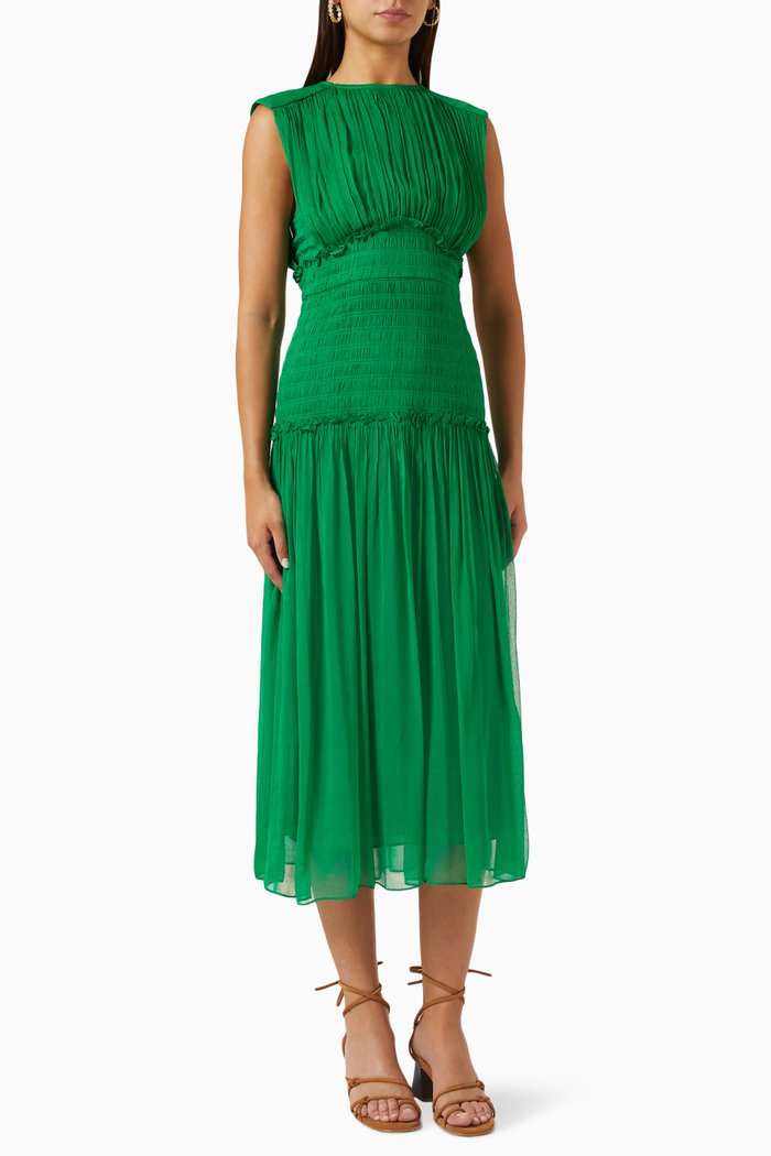 

Malina Midi Dress, Green