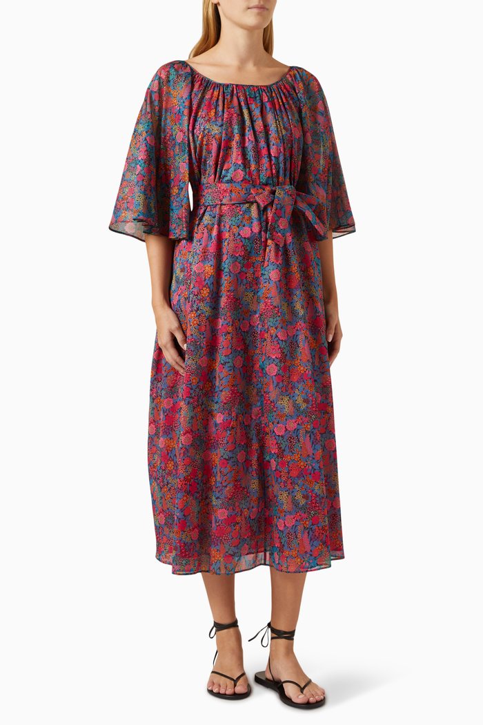 

Daisy Maxi Dress in Liberty Fabric, Multicolour