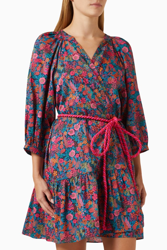

Betty Mini Dress in Liberty Fabric, Multicolour