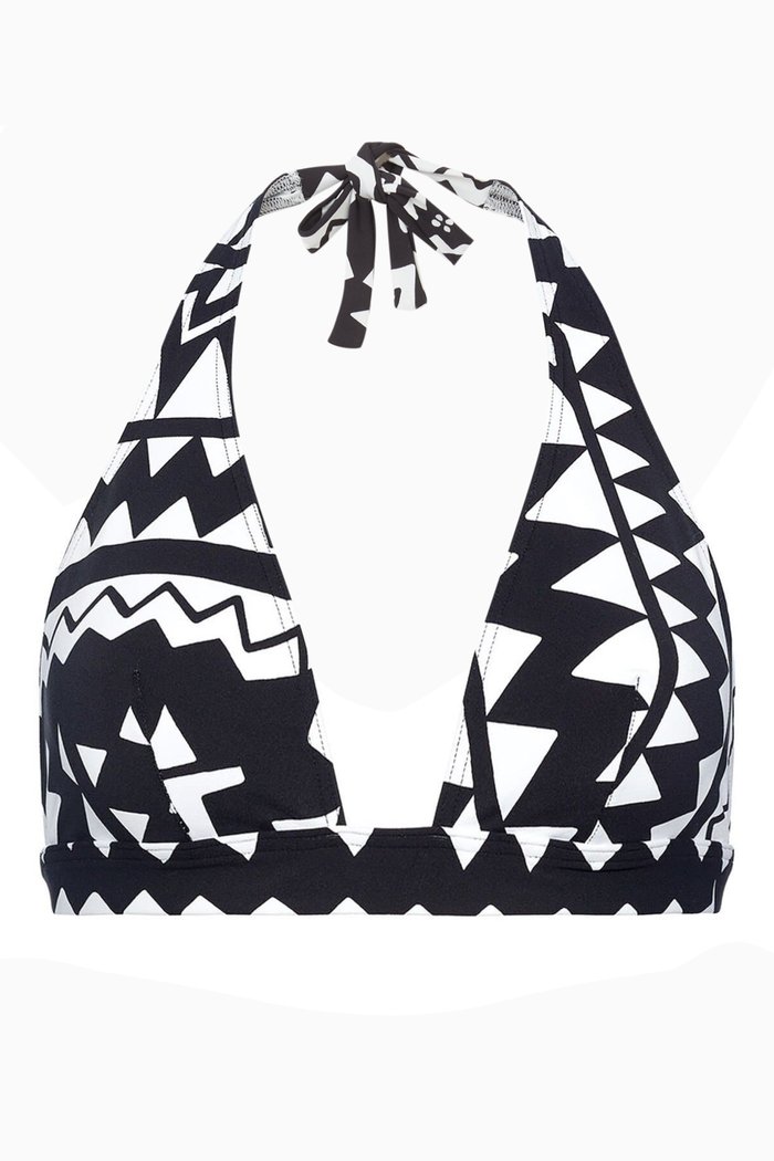 

Pluie Full-cup Triangle Bikini Top, Black