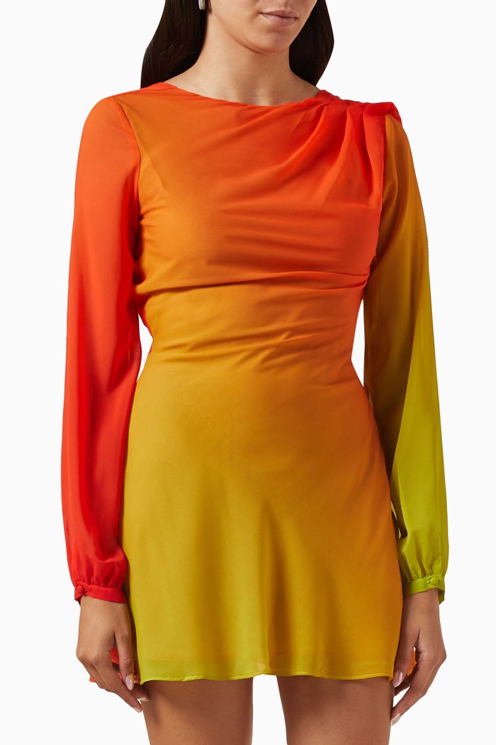 

Timbra Mini Dress in Chiffon, Multicolour