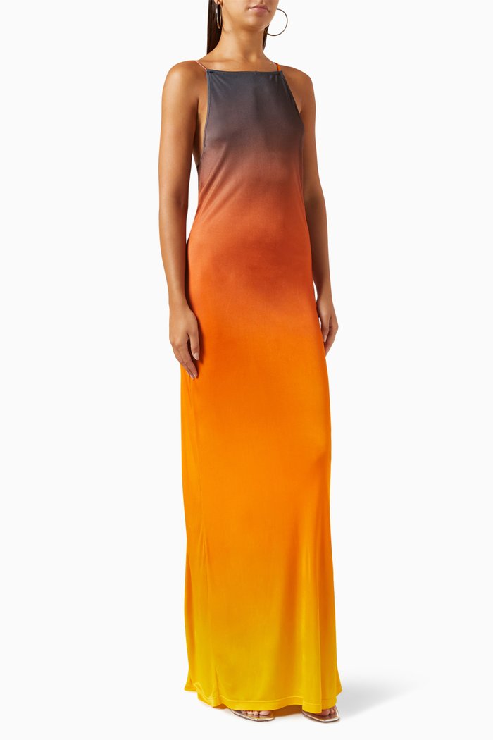 

Rayna Maxi Dress in Viscose-jersey, Multicolour