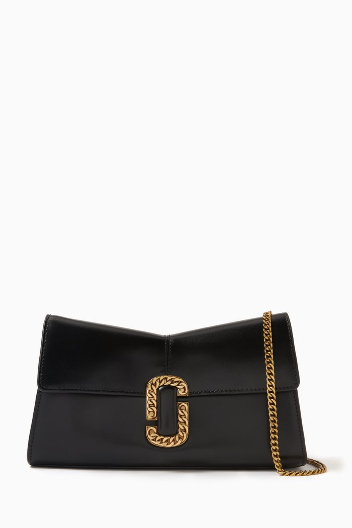 

The St Marc Clutch in Leather, Black