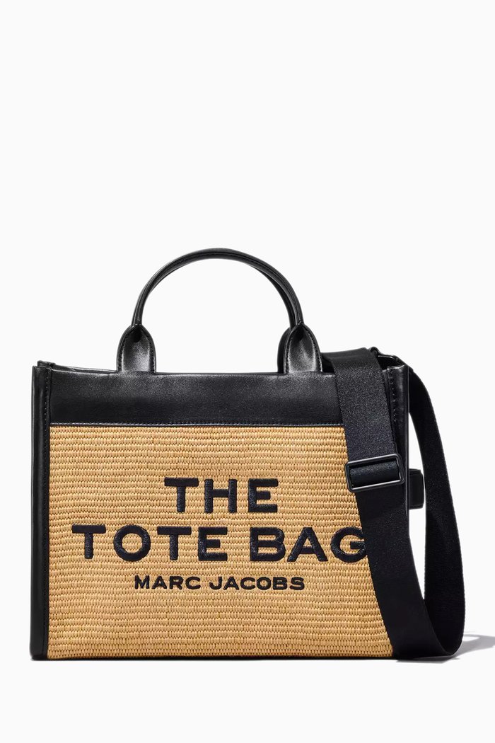 

The Medium Tote Bag in Straw, Neutral