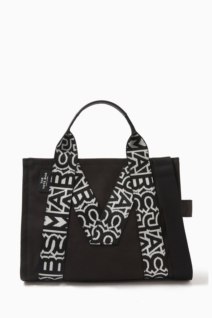 

The Medium M Tote Bag in Canvas, Black