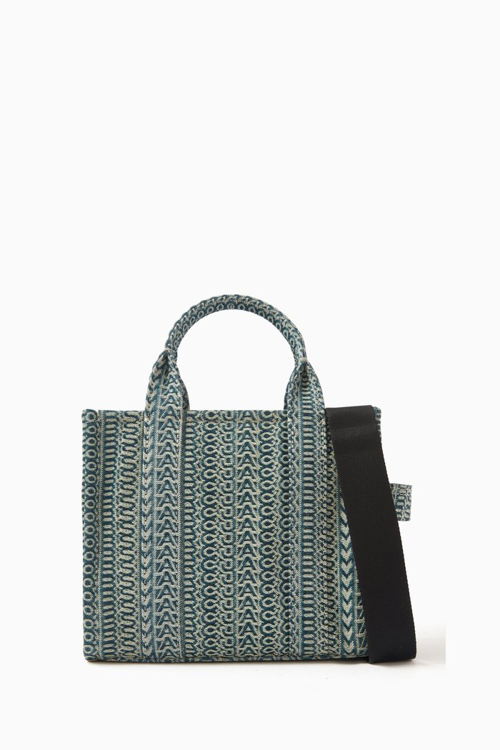 

The Small Tote Bag in Bleached Denim, Blue