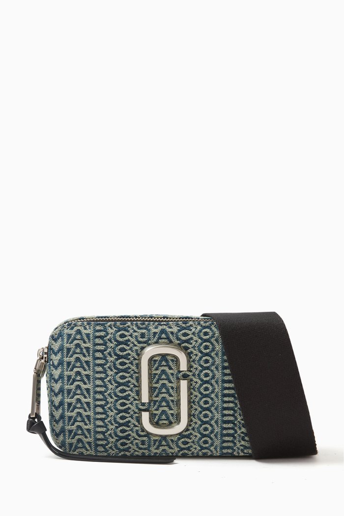 

The Monogram Snapshot Crossbody Bag in Bleached-denim, Blue