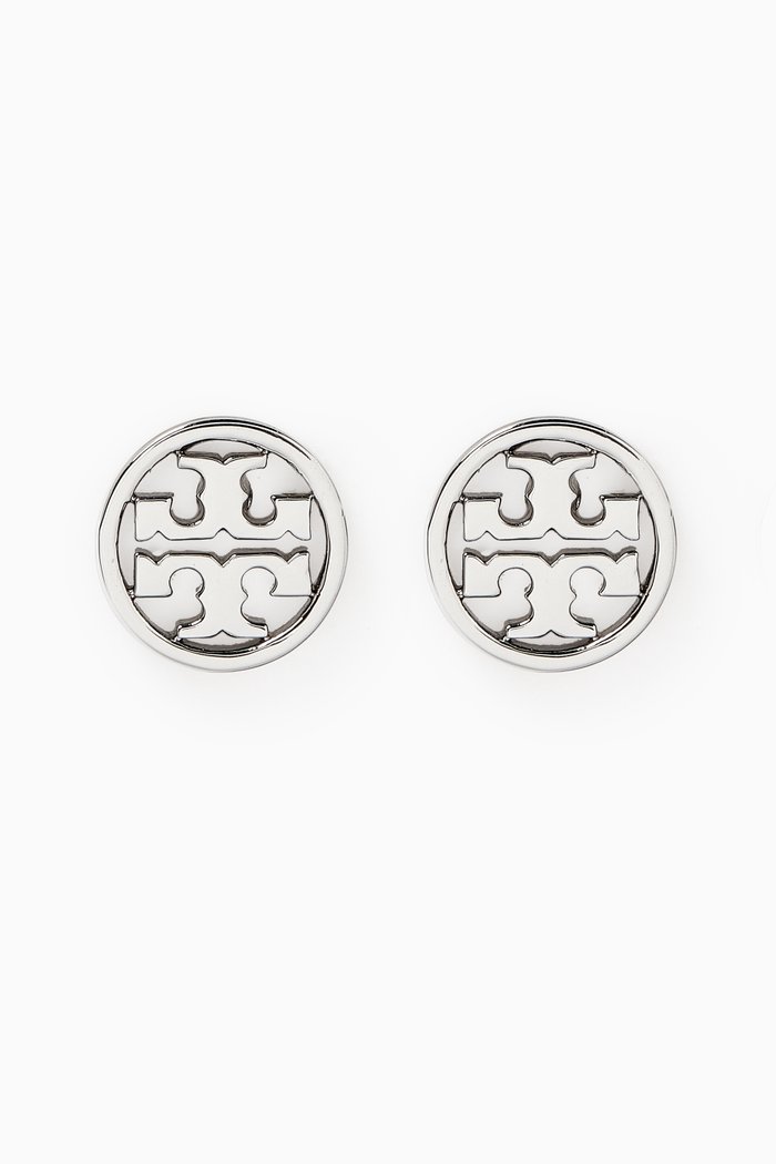 

Miller Stud Earrings in Silver-plated Brass