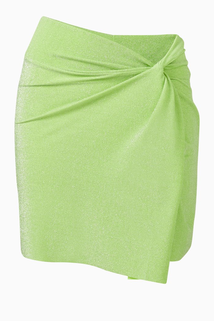 

Sparkle Twist Mini Sarong, Green