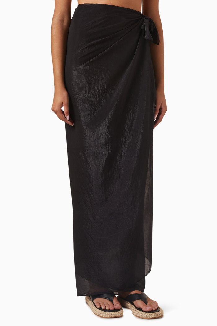

Capri Long Sarong, Black