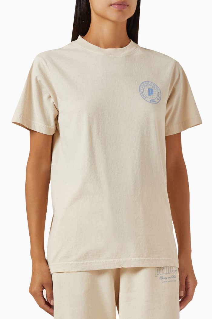 x Prince Health T-shirt in Cotton, Neutral