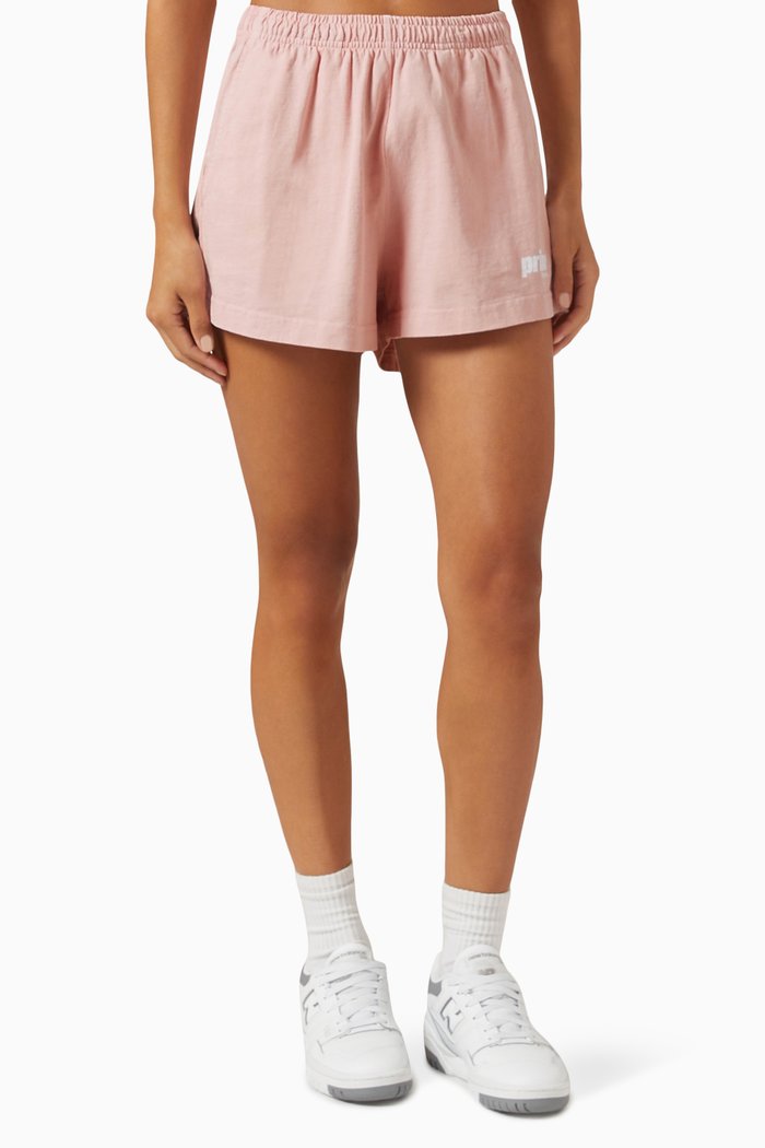 

x Prince Sporty Disco Shorts in Cotton-jersey, Pink