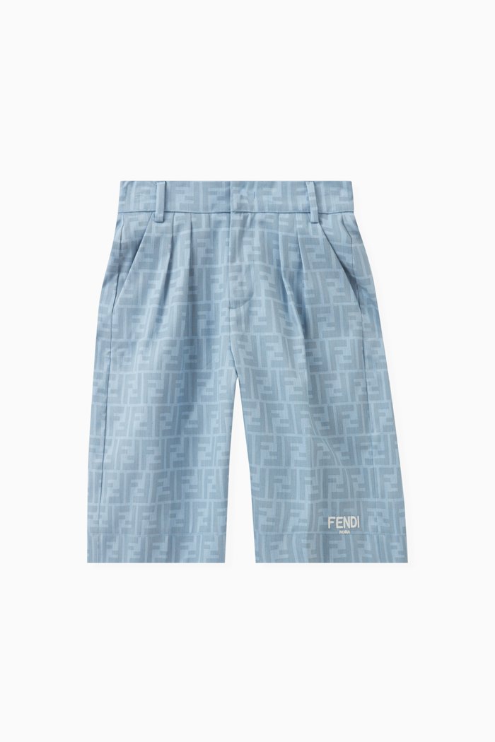 

Bermuda FF Shorts in Chambray, Blue