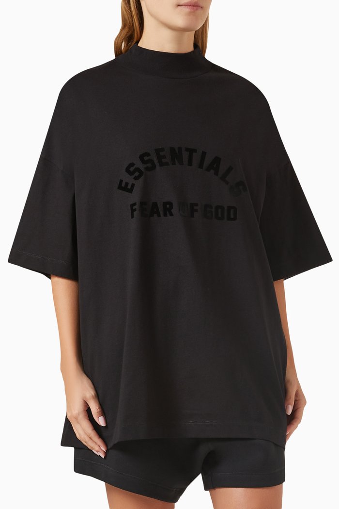 

Essentials T-shirt in Cotton-jersey, Black