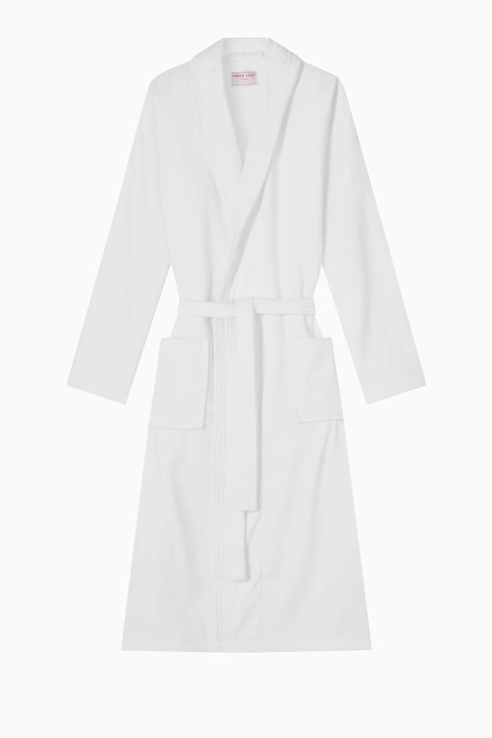

Triton 10 Bathrobe in Terry Cotton, White