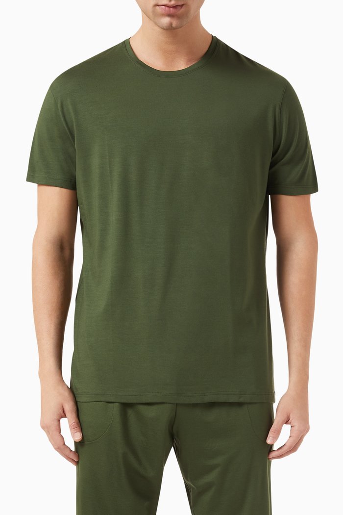 

T-shirt in Micro Modal, Green