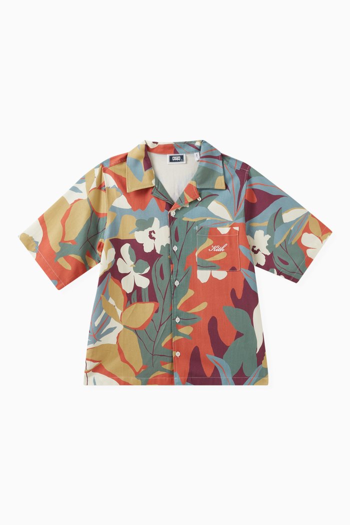 

Tropical Camp Shirt in Cotton, Multicolour