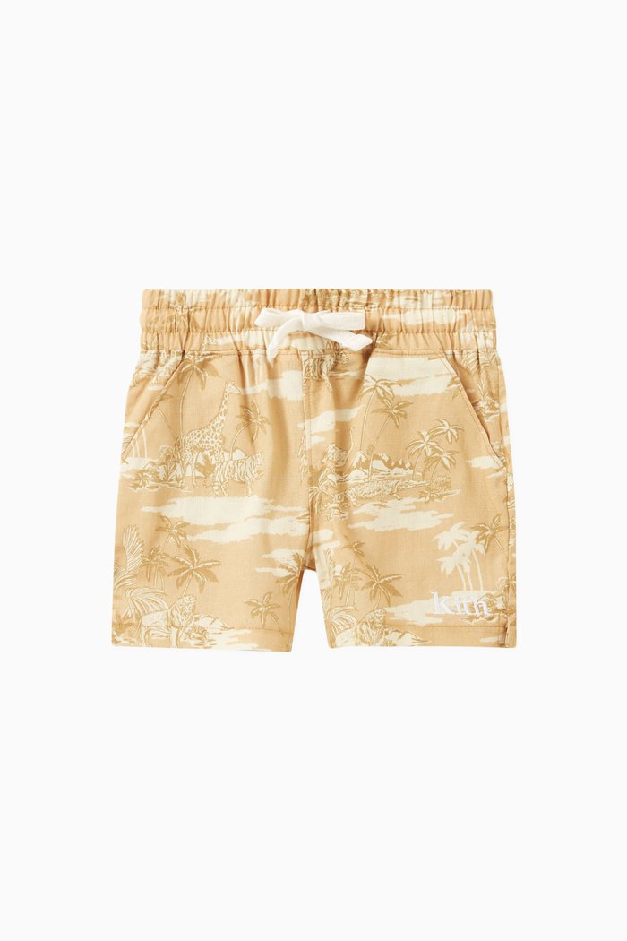 

All-over Print Safari Camp Shorts, Multicolour