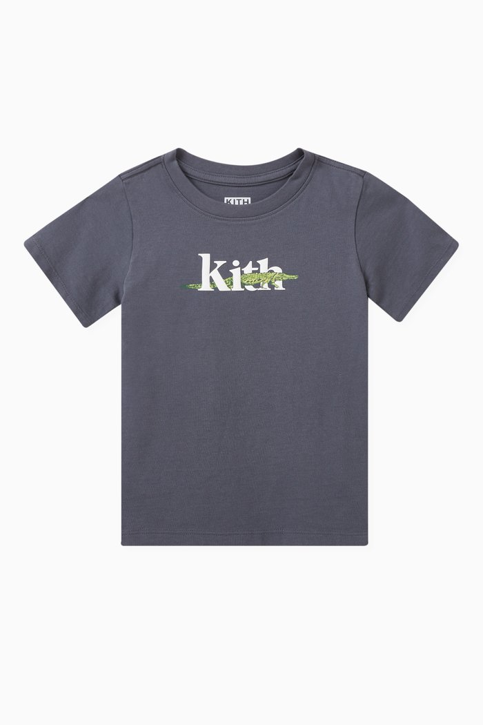 

Novelty Gator Graphic T-shirt in Cotton, Blue