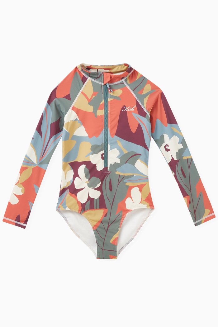 Lani Rashguard Swimsuit in Stretch-nylon, Multicolour