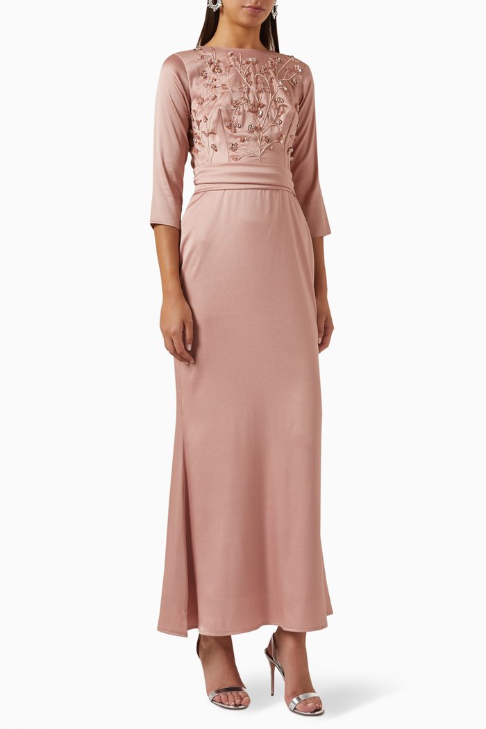 

Sequin-embellished Dress, Pink