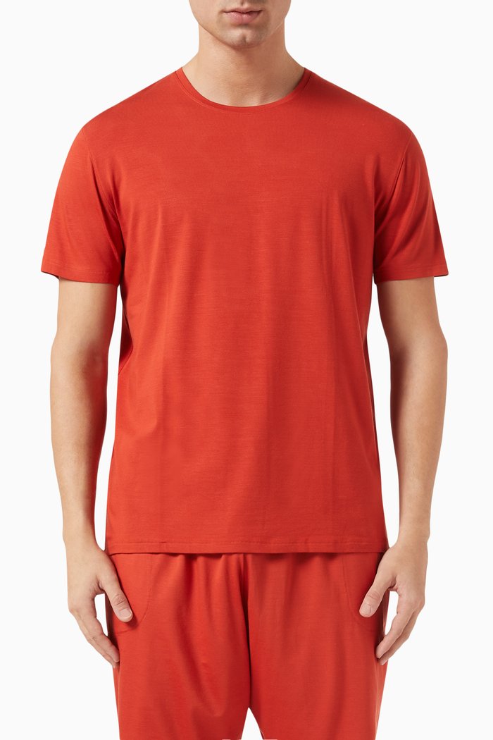 

T-shirt in Micro Modal, Red