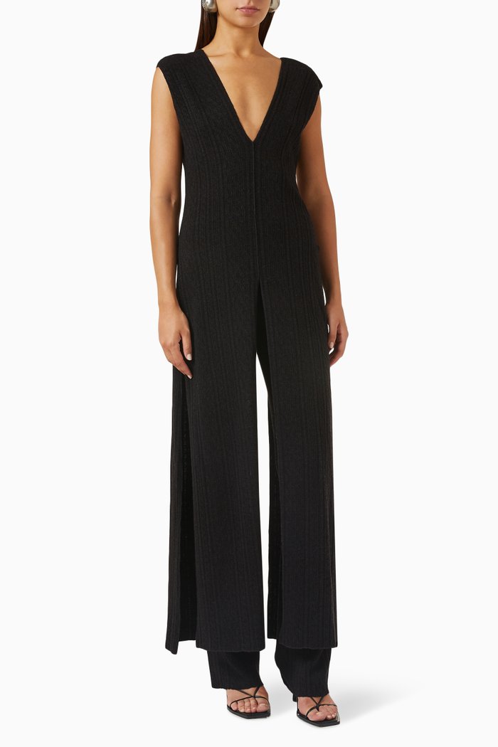 

Lowel Cable-knit Top, Black