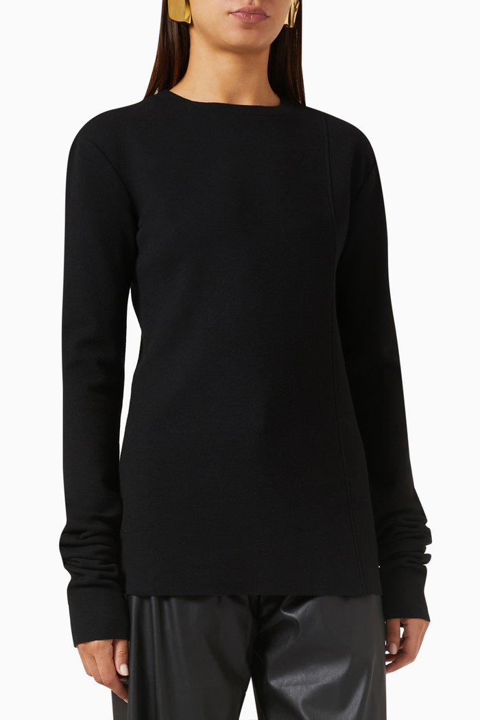 

Bolly T-shirt in Compact Wool-jersey, Black