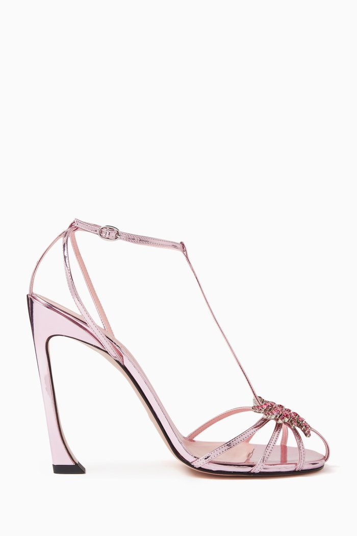

Maggio 100 Sandals in Vegan Leather, Pink
