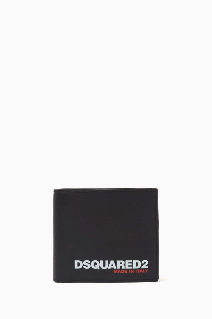 

Bob Bi-fold wallet in Leather, Black