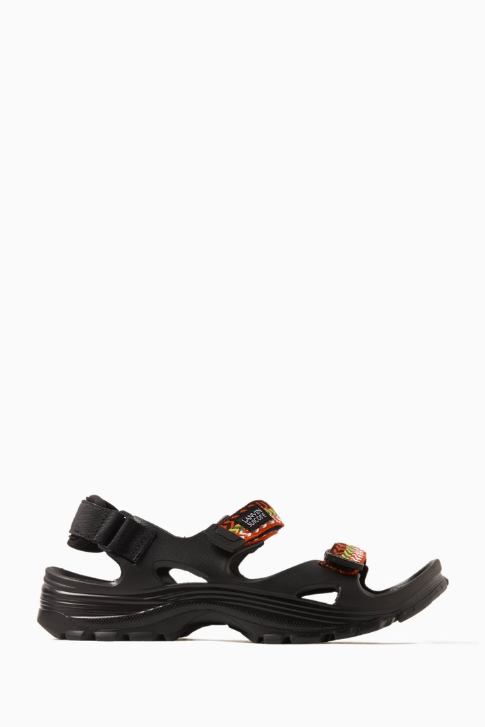

Lanvin x Wake-VabLNV Sandals in Bio EVA Rubber, Black