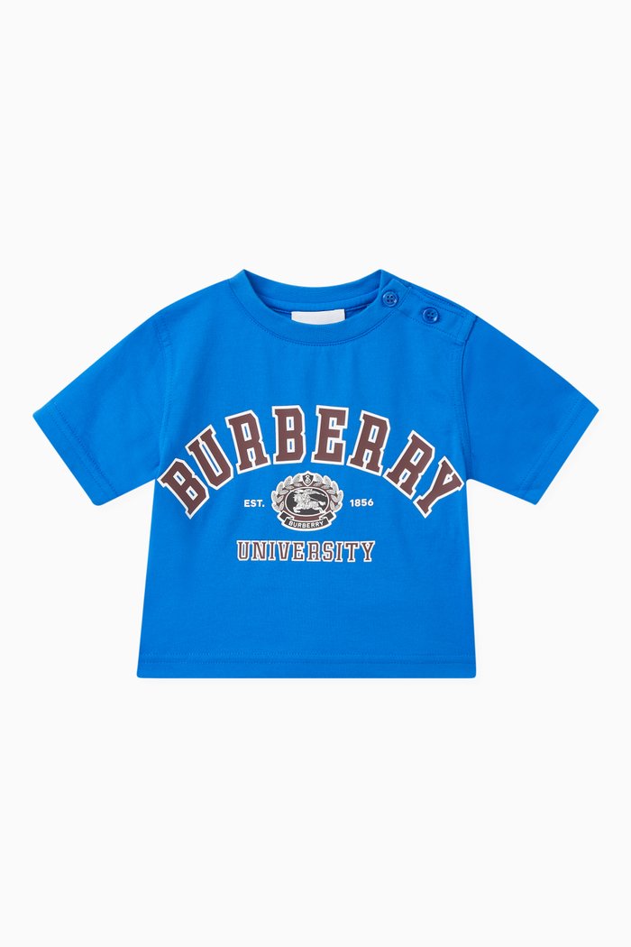 

Logo-print T-shirt in Cotton, Blue