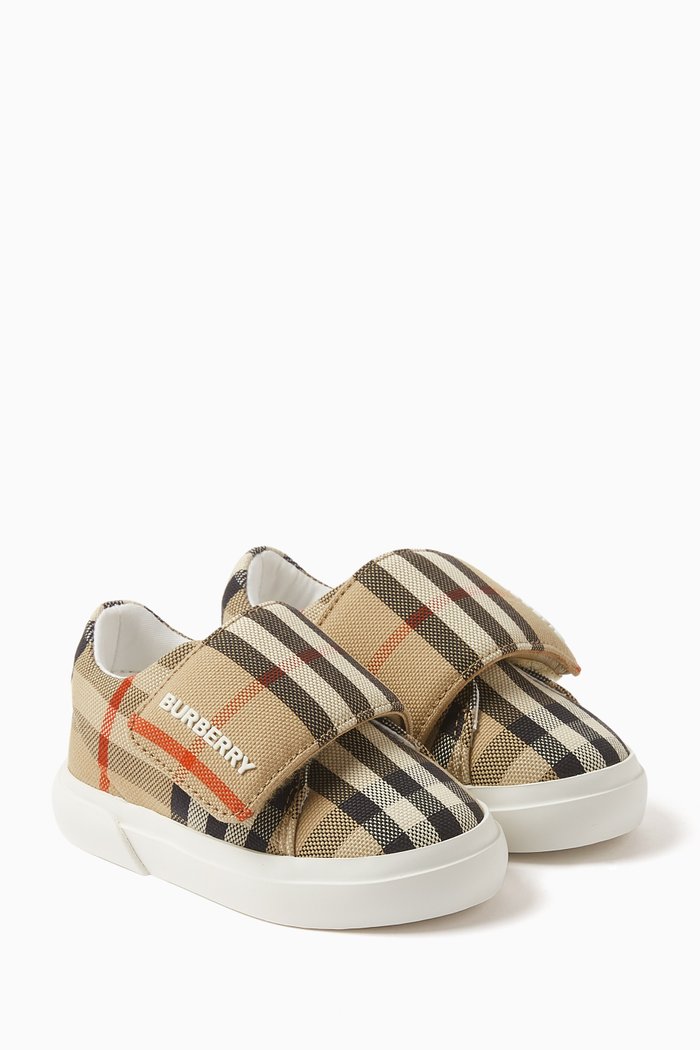 

Sneakers in Check Cotton, Neutral