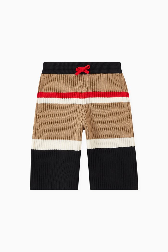 

Knitted Shorts in Wool Blend, Neutral