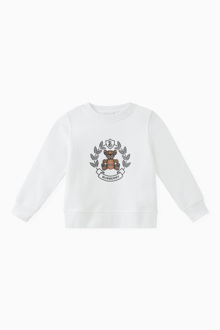 

Logo-print Sweatshirt in Cotton, White