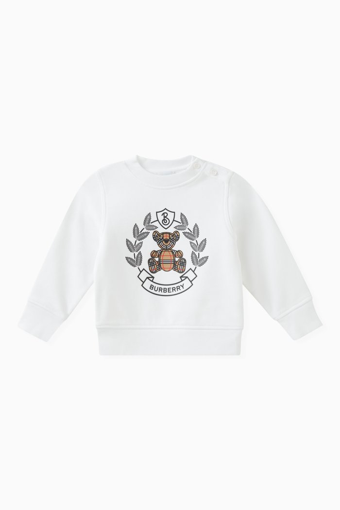 

Logo-print Sweatshirt in Cotton, White