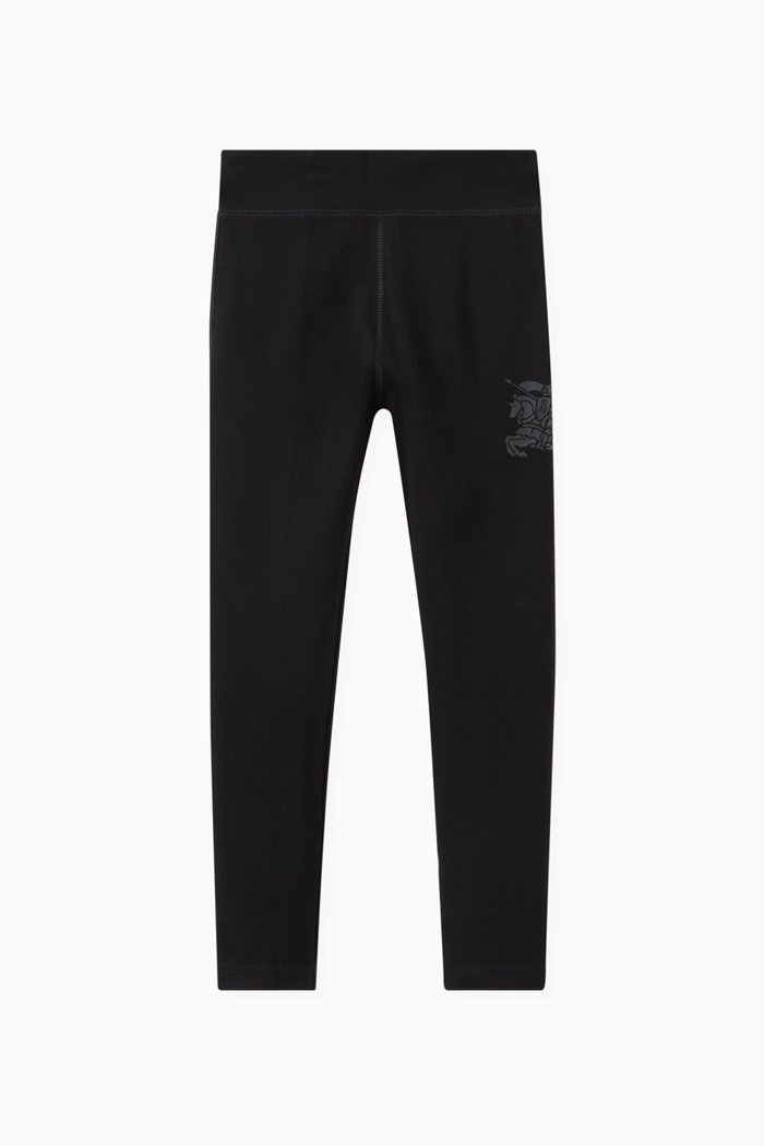 

Logo-print Leggings in Polyamide-blend, Black
