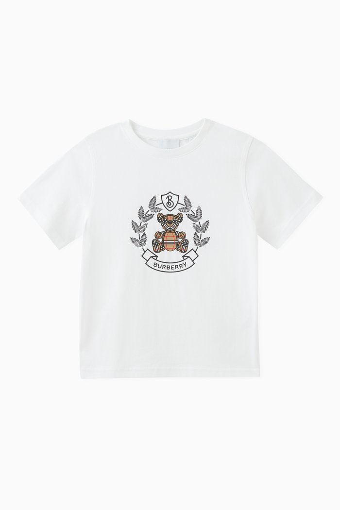 

Thomas Bear-print T-shirt in Cotton, White
