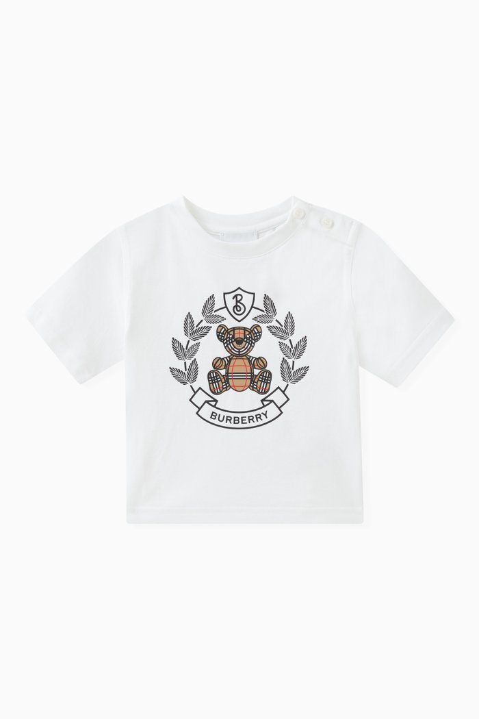 

Thomas Bear-print T-shirt in Cotton, White