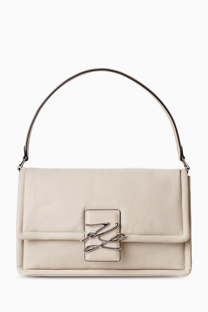 

K/AUTOGRAPH Crossbody Bag in Nylon, Brown